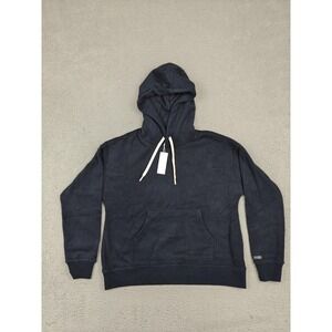 Outerknown Hoodie Womens Small Blue Terry Organic Cotton Recycled Pullover New